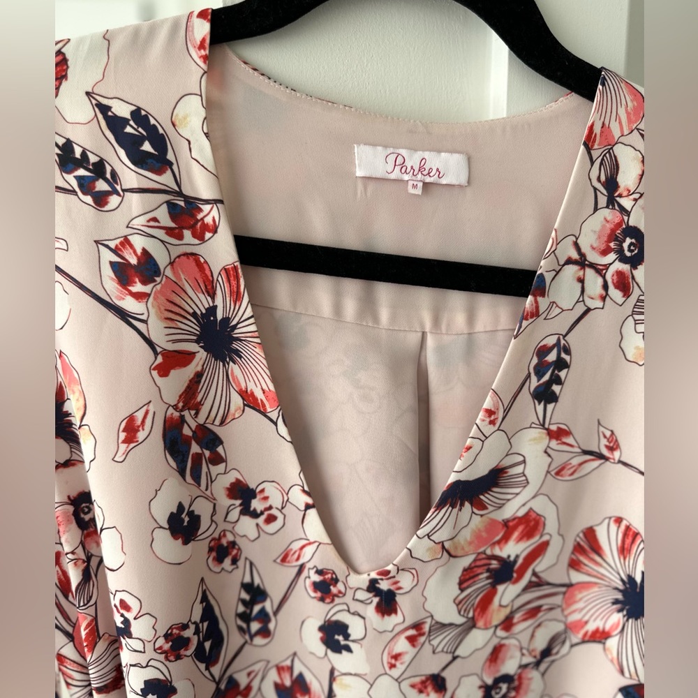 Parker mini tie waist dress- size M - Picture 2 of 4